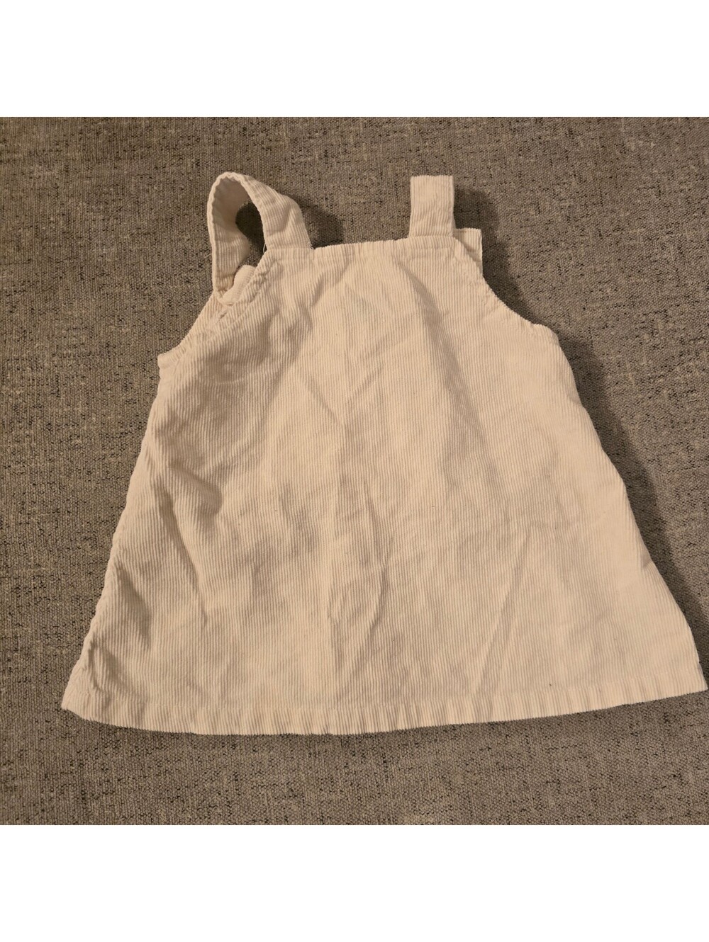 My Destiny Baby Girls 6-9 Months Cream Corduroy Unicorn Dress - Picture 5 of 5